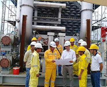 Hệ thống gia nhiệt dầu thô bằng khí - Gas Fired Crude Oil Heater - Giàn RP2