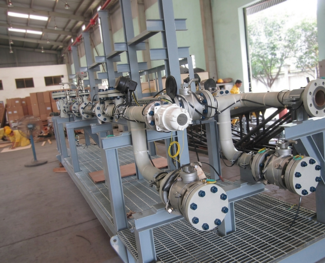 Hệ thống skid đo đếm khí & chất lỏng | Giàn khoan Cá Ngừ Vàng, ngoài khơi Việt Nam