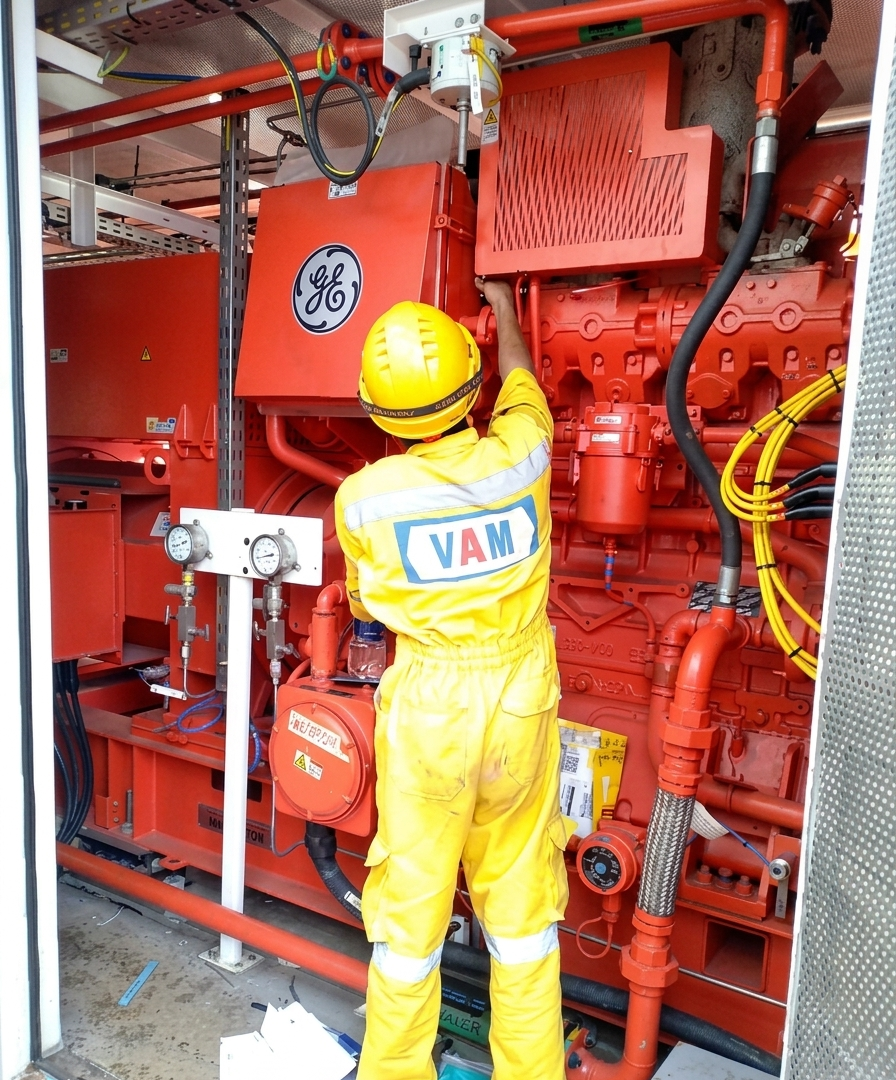 Cụm máy phát điện (Gas engine generator package)- DH2 Platform